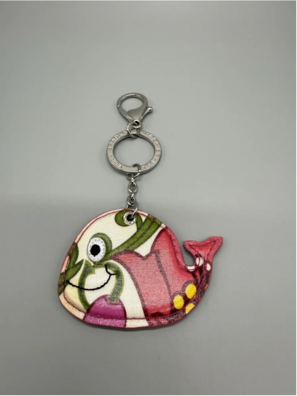 Vera Bradley Lilli Bell Seashore Keychain ~ Whale Purse Charm
